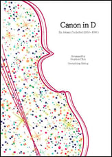 Canon in D Orchestra sheet music cover